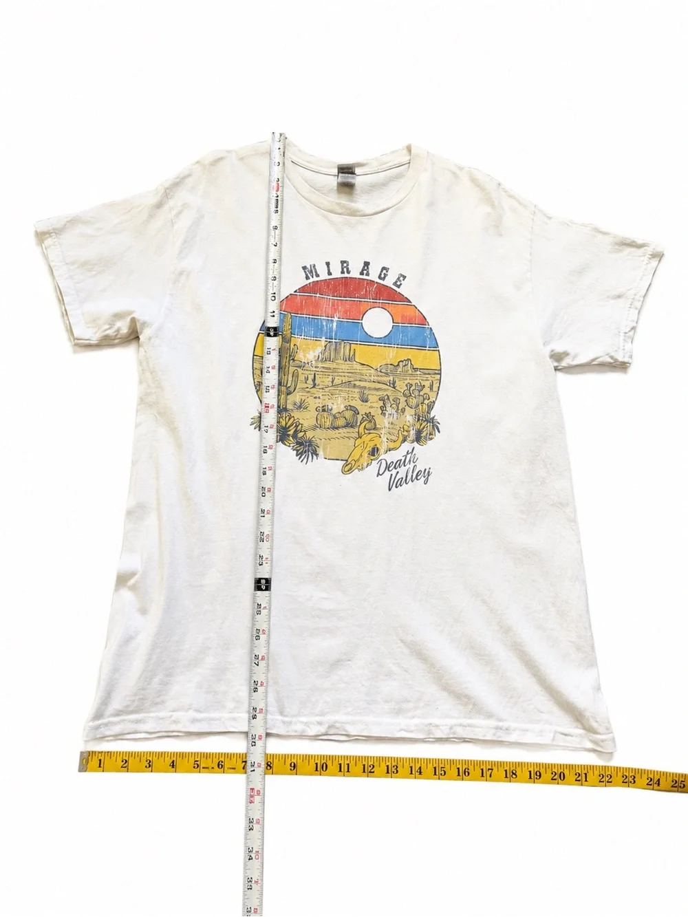 100% Cotton Mirage Desert Death Valley Retro Tee Men’s Large Graphic T-shirt - Picture 4 of 6
